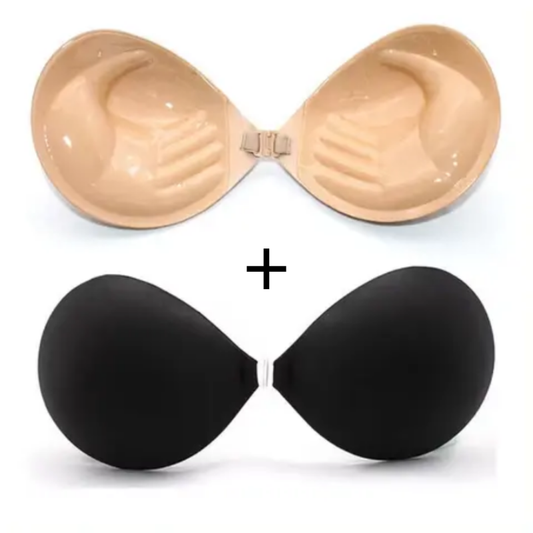 DUO SOUTIEN GORGE INVISIBLE ( NOIR ET BEIGE)